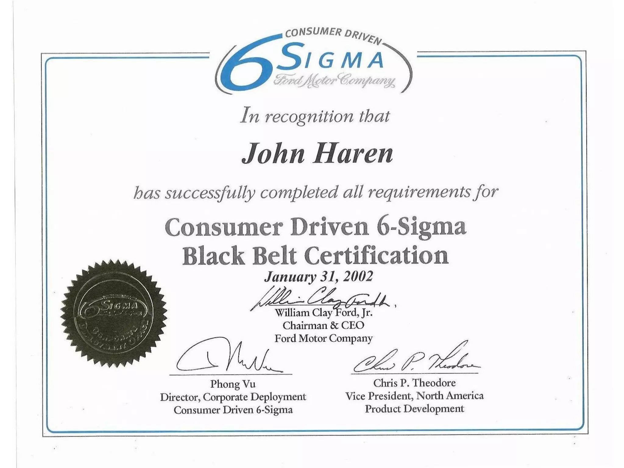 Six Sigma Certification | PPT