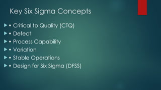 Comprehensive Six Sigma Methodology for Quality Improvement and ...