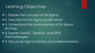 Comprehensive Six Sigma Methodology for Quality Improvement and ...