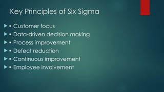 Comprehensive Six Sigma Methodology for Quality Improvement and ...