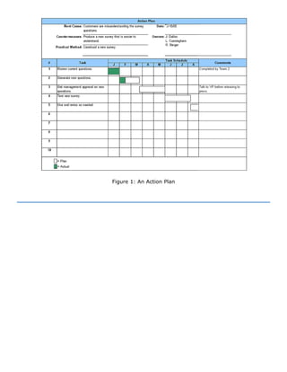 Figure 1: An Action Plan
 
