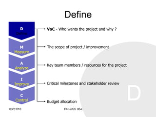 Six Sigma Final | PPT