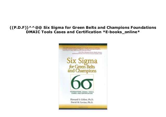 Buy six sigma dissertation