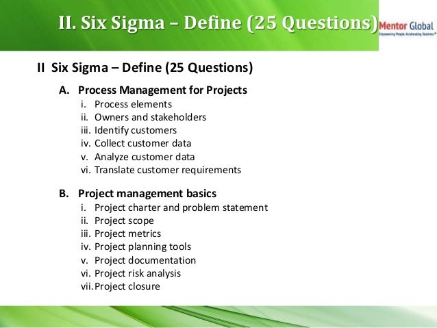 Six Sigma Green Belt For Beginners In A Nutshell