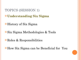 Six Sigma Introduction | PPT