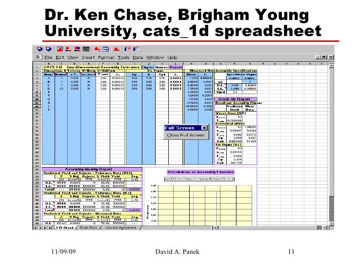six sigma mechanical tolerance analysis 1 tolerance stack up example