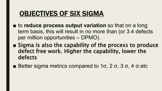 Six sigma metrics | PPTX