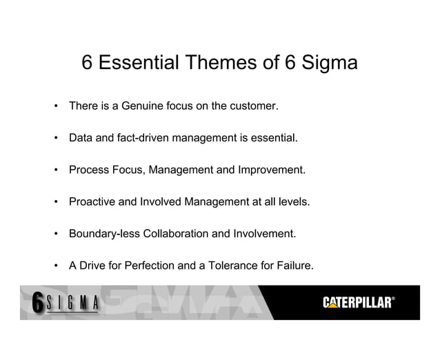 Six Sigma Presentation | PDF