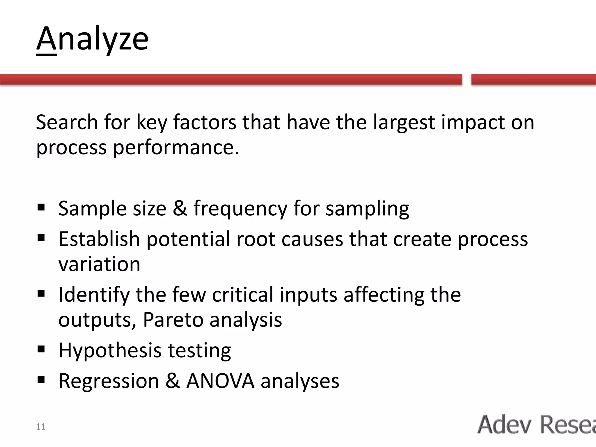 7lets talk about theSix Sigma Process