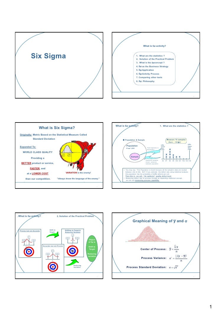 six sigma tools and techniques six sigma tools