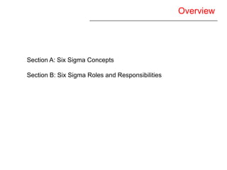 Six Sigma Yellow Belt