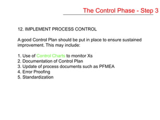 Six Sigma Yellow Belt
