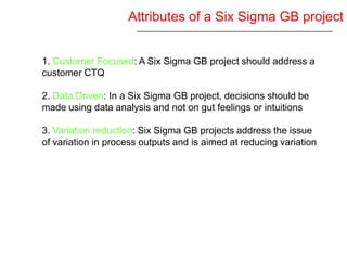 Six Sigma Yellow Belt