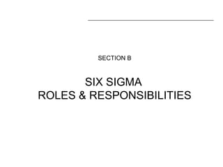 Six Sigma Yellow Belt