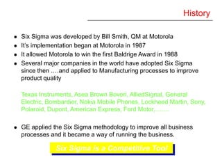 Six Sigma Yellow Belt