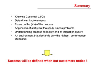 Six Sigma Yellow Belt
