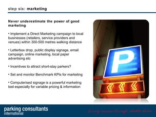 Six steps to add value to your car park | PPT