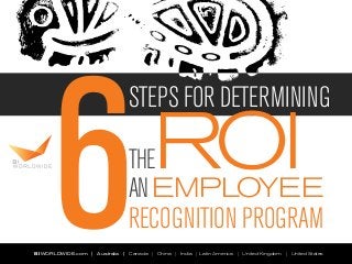 BIWORLDWIDE.com | Australia | Canada | China | India | Latin America | United Kingdom | United States
6
Steps for determining
theroianemployee
recognition Program
 