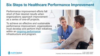 Six Steps Towards Meaningful, Ongoing Healthcare Performance ...