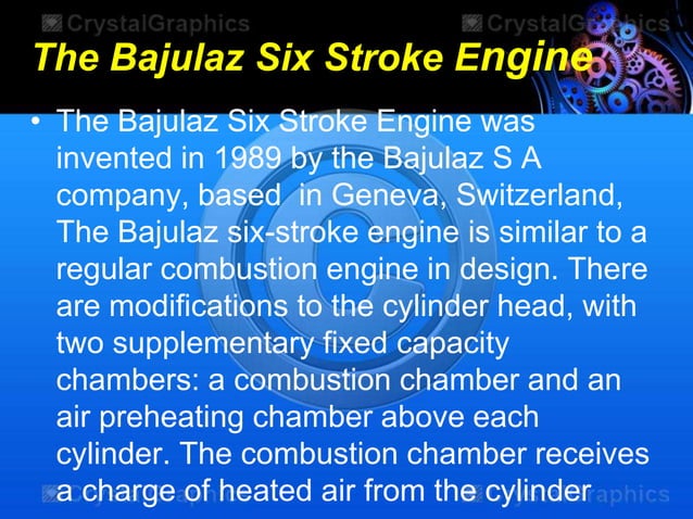 Six Stroke Engine Ppt PPT