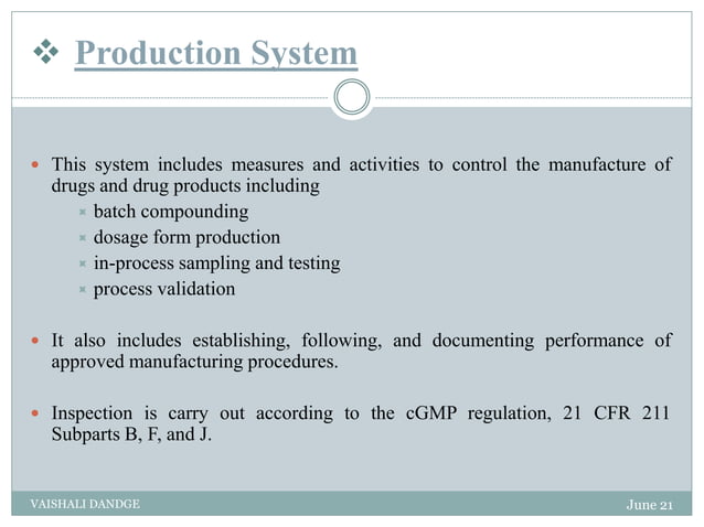 Six system inspection model | PDF