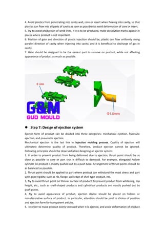 Deform Injection Molding Sixteen steps of mold design and design focus | PDF