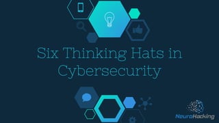 Six Thinking Hats in
Cybersecurity
 