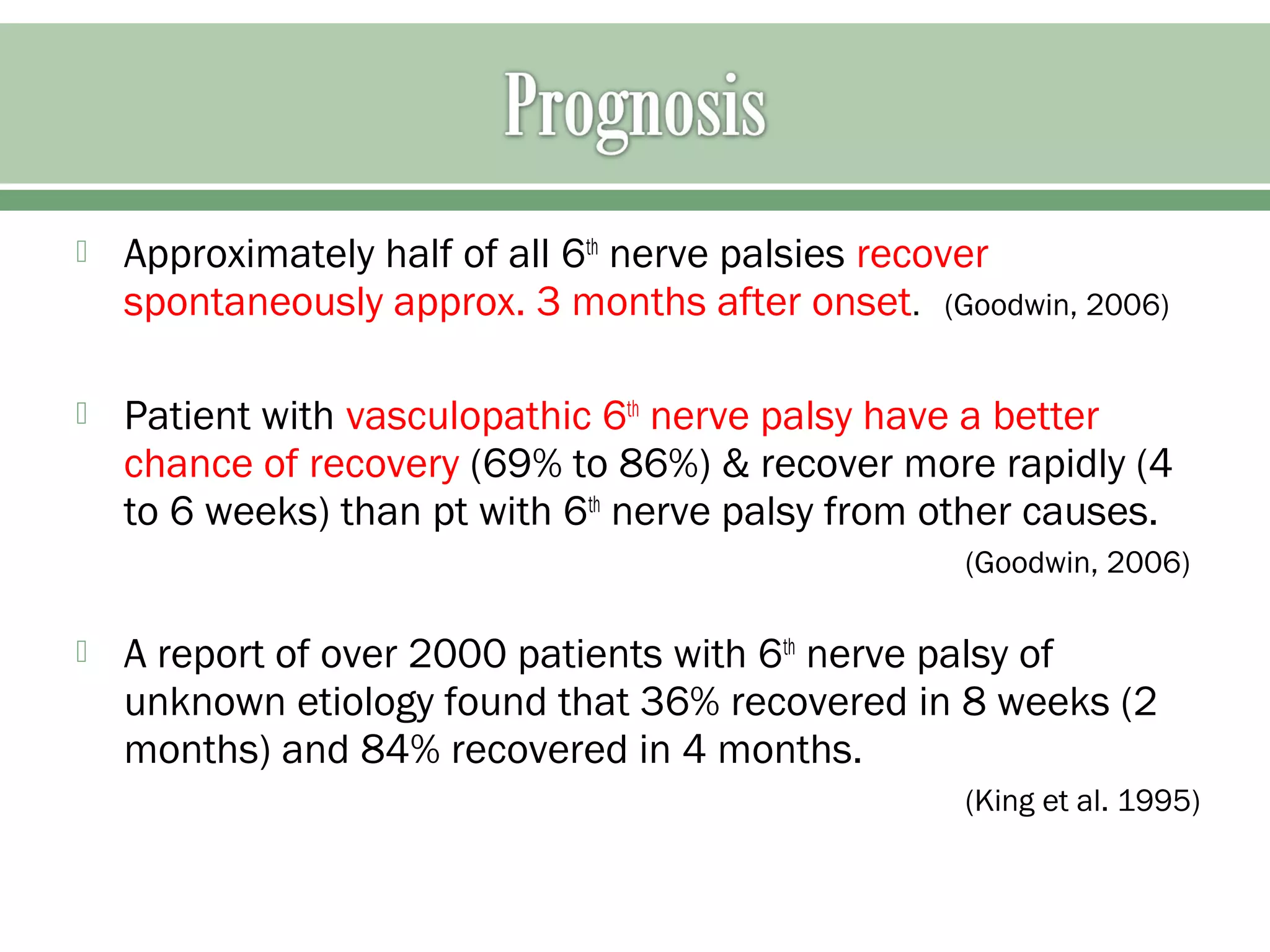 Sixth nerve palsy | PPT