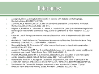 Sixth nerve palsy | PPT