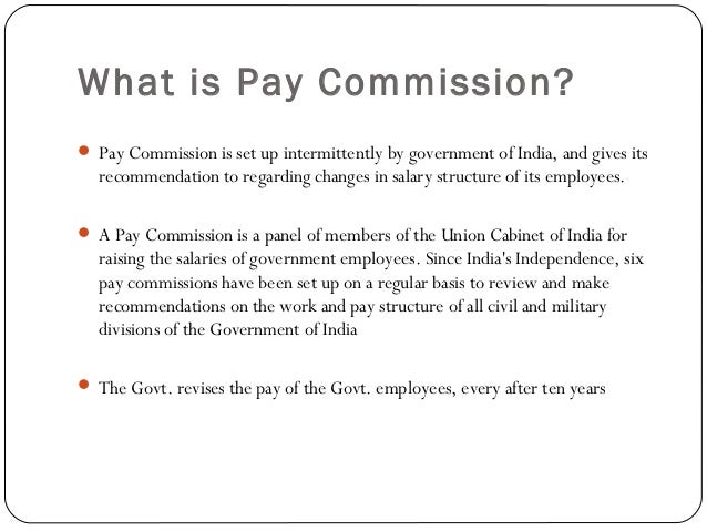 sixth pay commission what is salary requirements