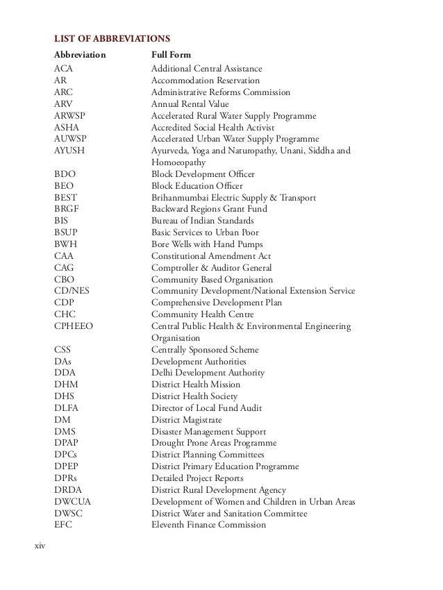 second arc sixth report local governance government of india india full form