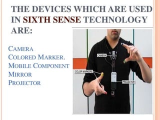 Sixth sence technology-Dhruv Patel