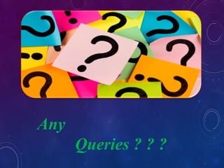 Any
Queries ? ? ?
 