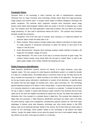 Sixth sense technology