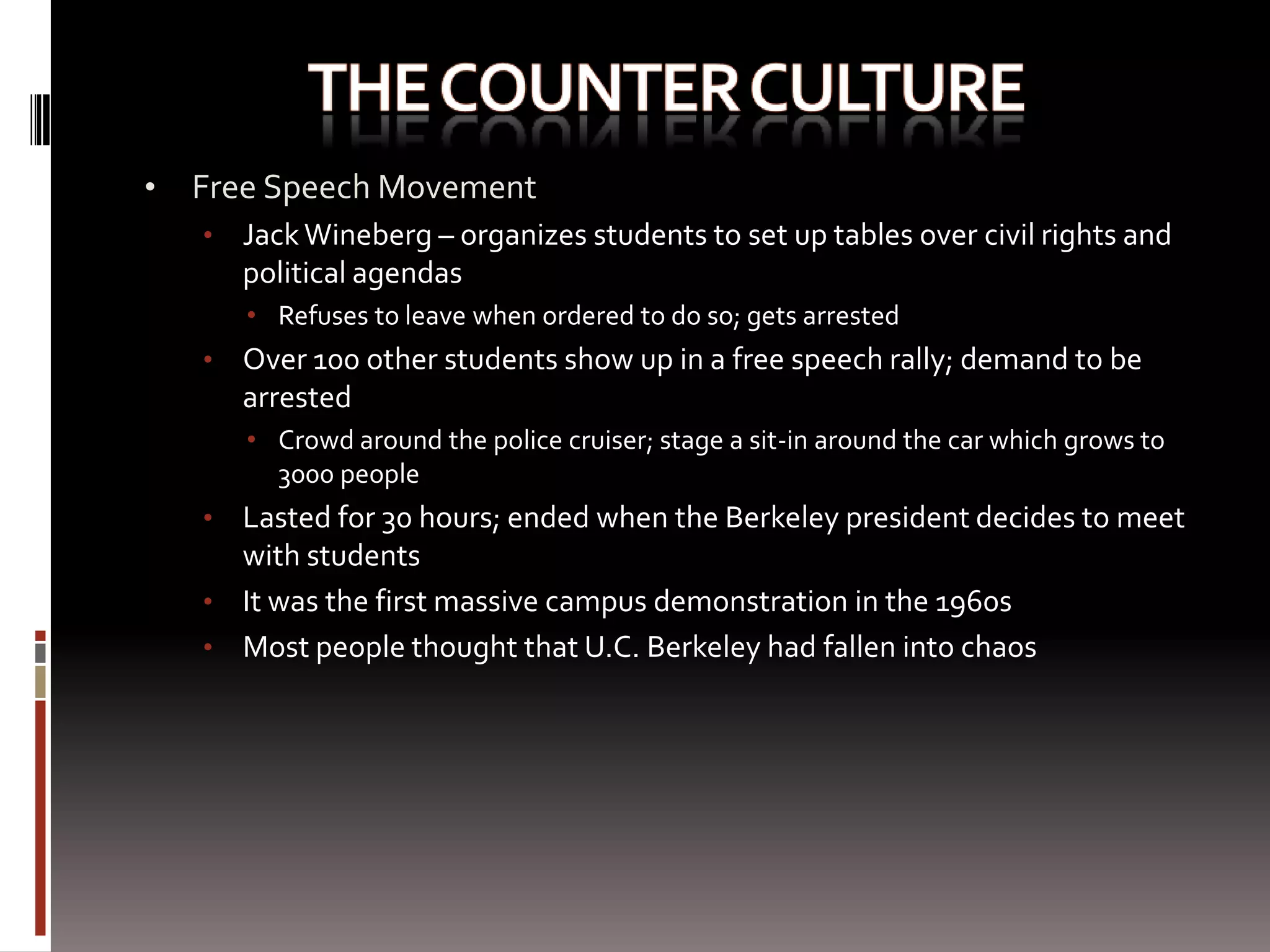 Activists were completely passive.  They would not resist any action taken against them by law enforcement