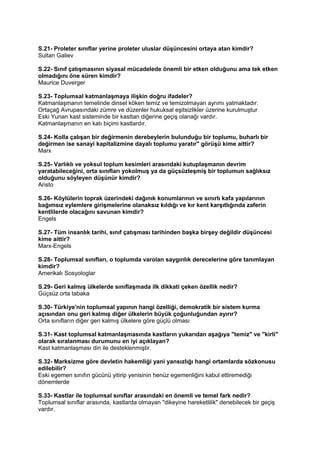 Siyaset bilimi-soruları | DOC