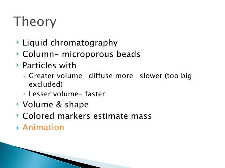 Size Exclusion Chromatography