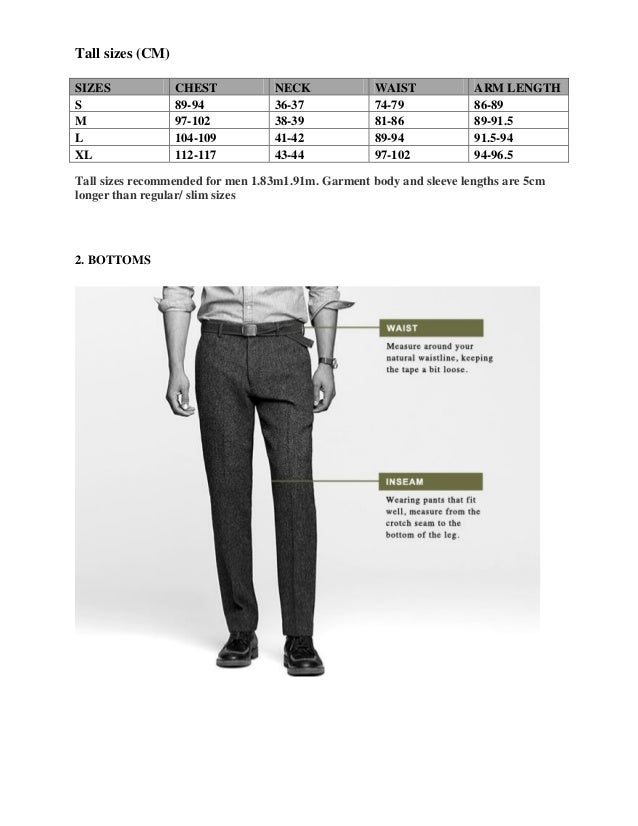 Allen Solly L Size Chart