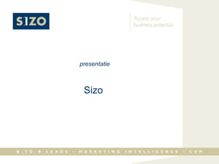 presentatie Sizo  