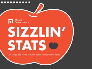 SIZZLIN’
STATS20 Things You Need To Know About Healthy Food Trends
 