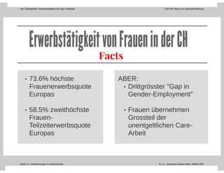 Die Teilzeitstrafe: Karrierestrafbank für High Potentials CAS HR: Recht und Gesprächsführung
Modul 3 I Versicherungen im Unternehmen lic. iur. Jacqueline Gasser-Beck, eMBA HSG
 