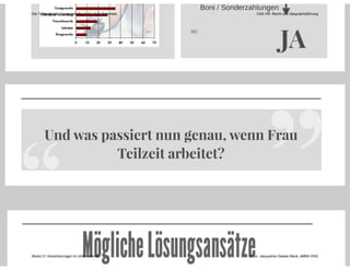 Die Teilzeitstrafe: Karrierestrafbank für High Potentials CAS HR: Recht und Gesprächsführung
Modul 3 I Versicherungen im Unternehmen lic. iur. Jacqueline Gasser-Beck, eMBA HSG
 