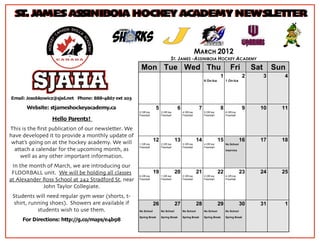 Sjaha newsletter march 2012 | PPT
