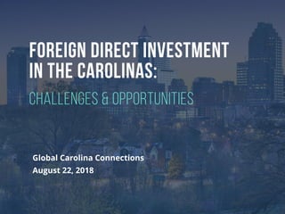 Global Carolina Connections
August 22, 2018
 