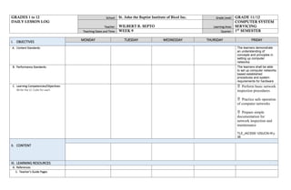 Dll Css 9 Computer System SJBIB-DLL-CSS9.docx FOR PROFESSIONAL TEACHERS | DOCX