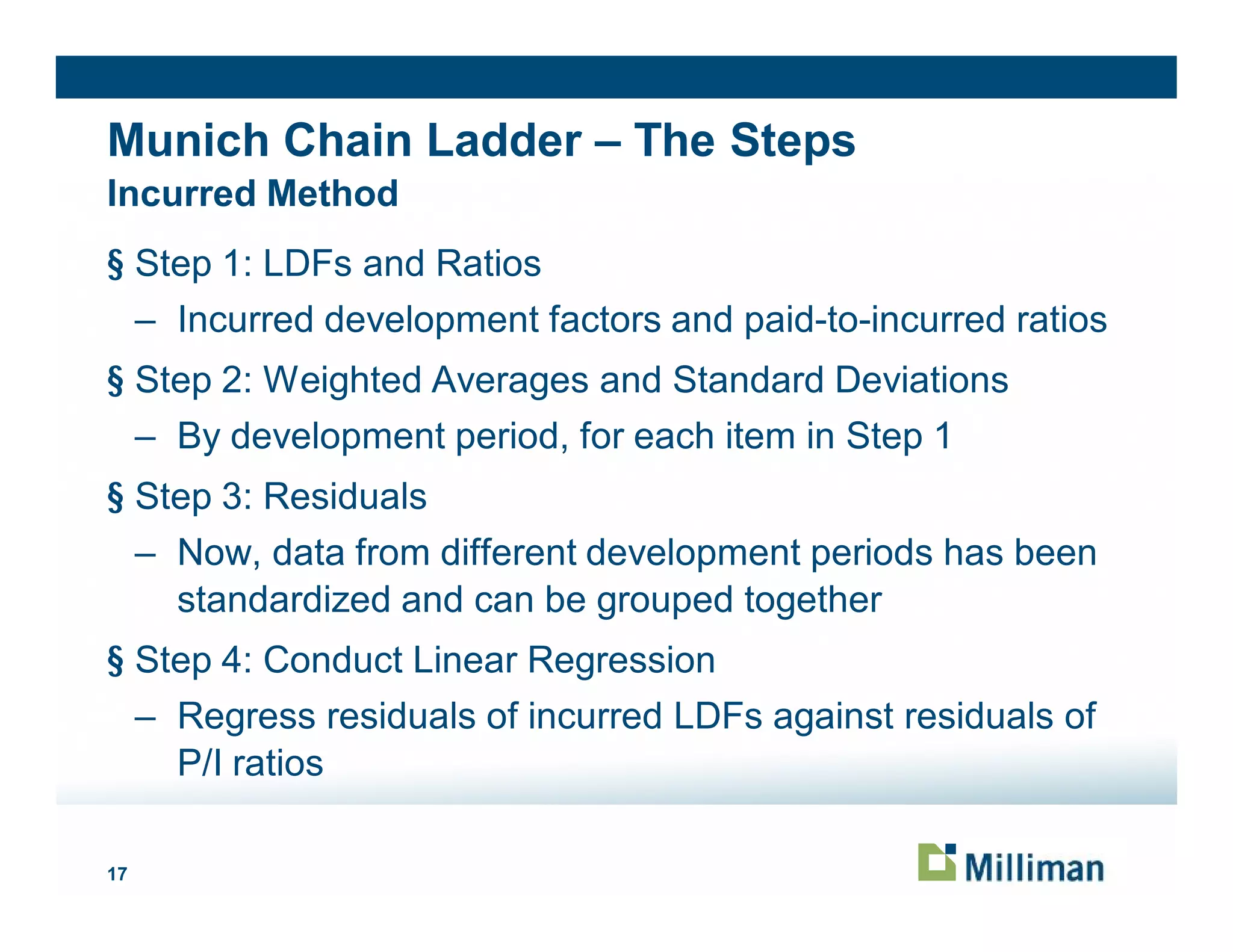 Sjf Maf Munich Chain Ladder 2011 | PDF