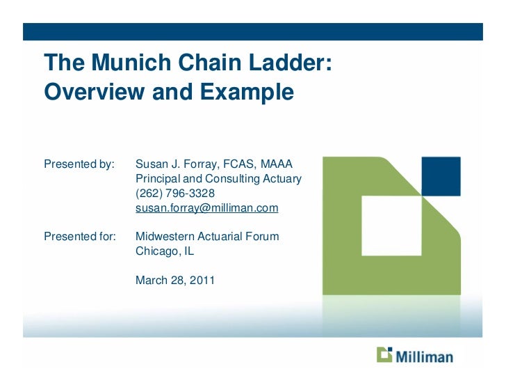 Sjf maf munich chain ladder 2011