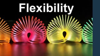 Flexibility
 