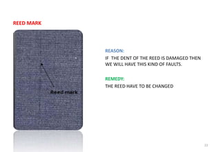 Reed Line Defect Fabric Faults | PPTX