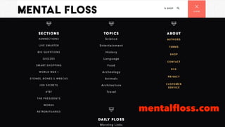 mentalﬂoss.com
 